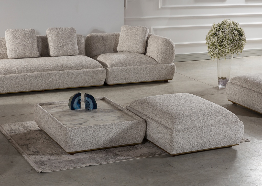 [NG-PRAG-PUFF-COFFEE-TABLE] NANGARO - CONJUNTO PRAG
(MÓDULO DE CANTO INDIVIDUAL + MÓDULO DE ASSENTO INDIVIDUAL + POLTRONA DE 2 LUGARES + POLTRONA + PUFE + MESA DE CENTRO) - PUFE PRAG (MESA DE CENTRO)