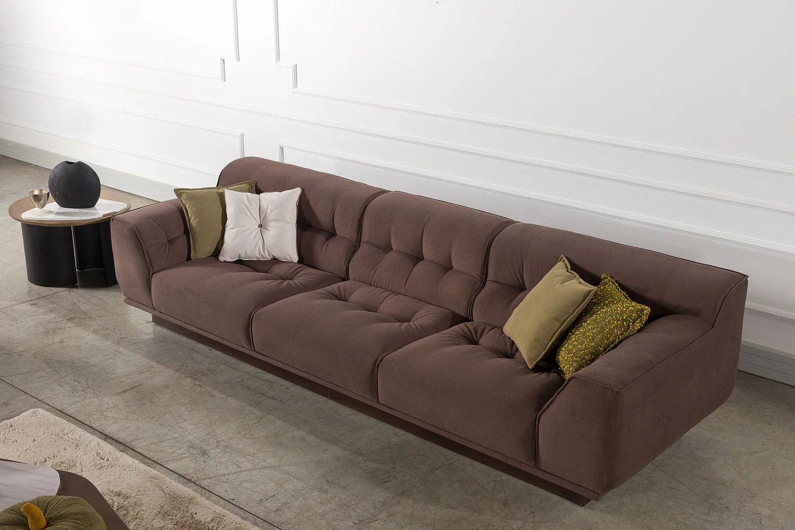 NANGARO - RAVELLO SET
(LARGE CORNER SOFA + SOFA + ARMCHAIR) - RAVELLO 4-SEATER SOFA